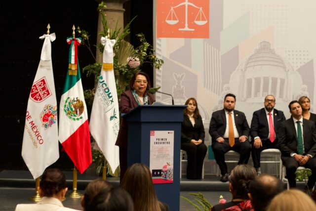 Celia Maya García presenta una propuesta de coordinación nacional entre tribunales de disciplina judicial