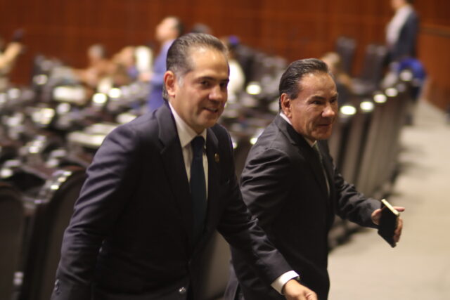 Raúl Bolaños-Cacho Cué, presidente de la Cámara de Diputados, en San Lázaro